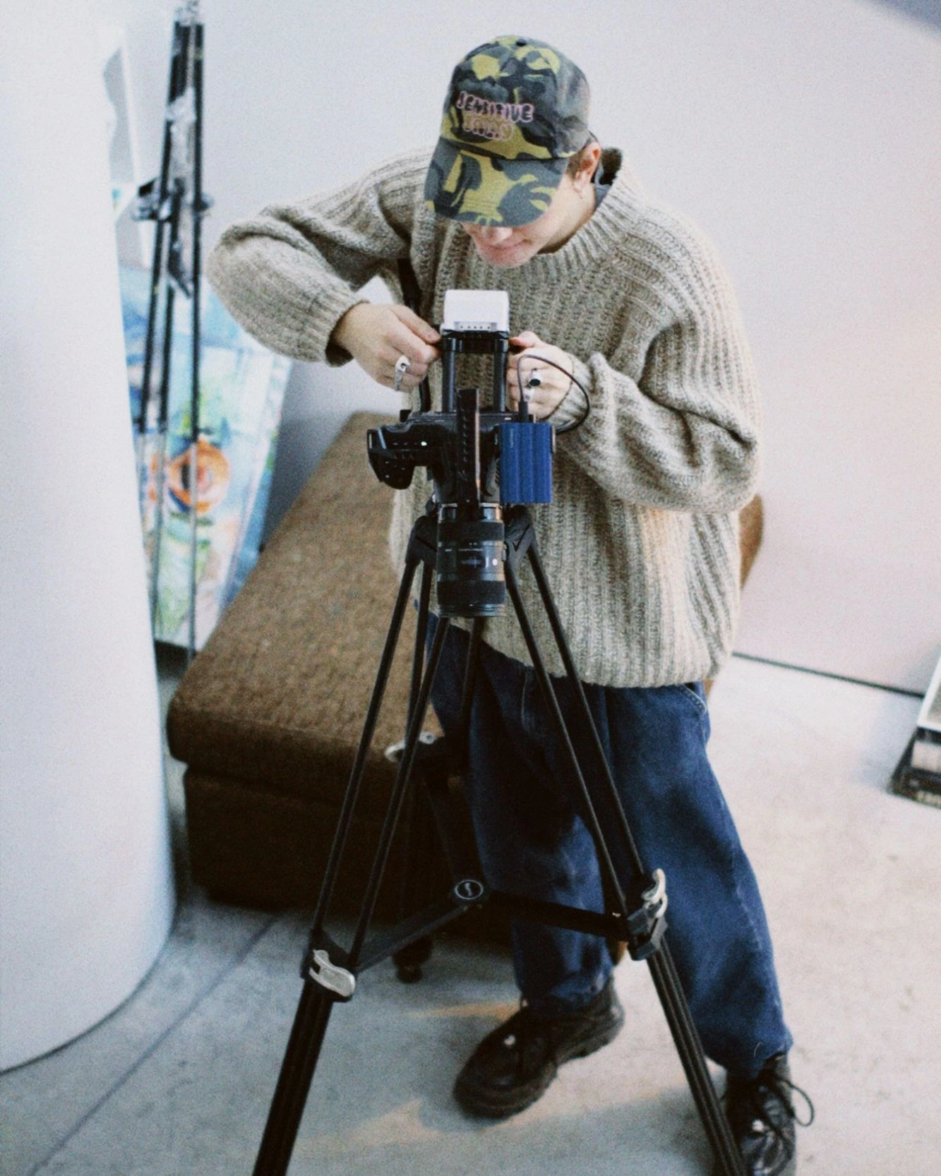 Portrait of Iván Parras, director